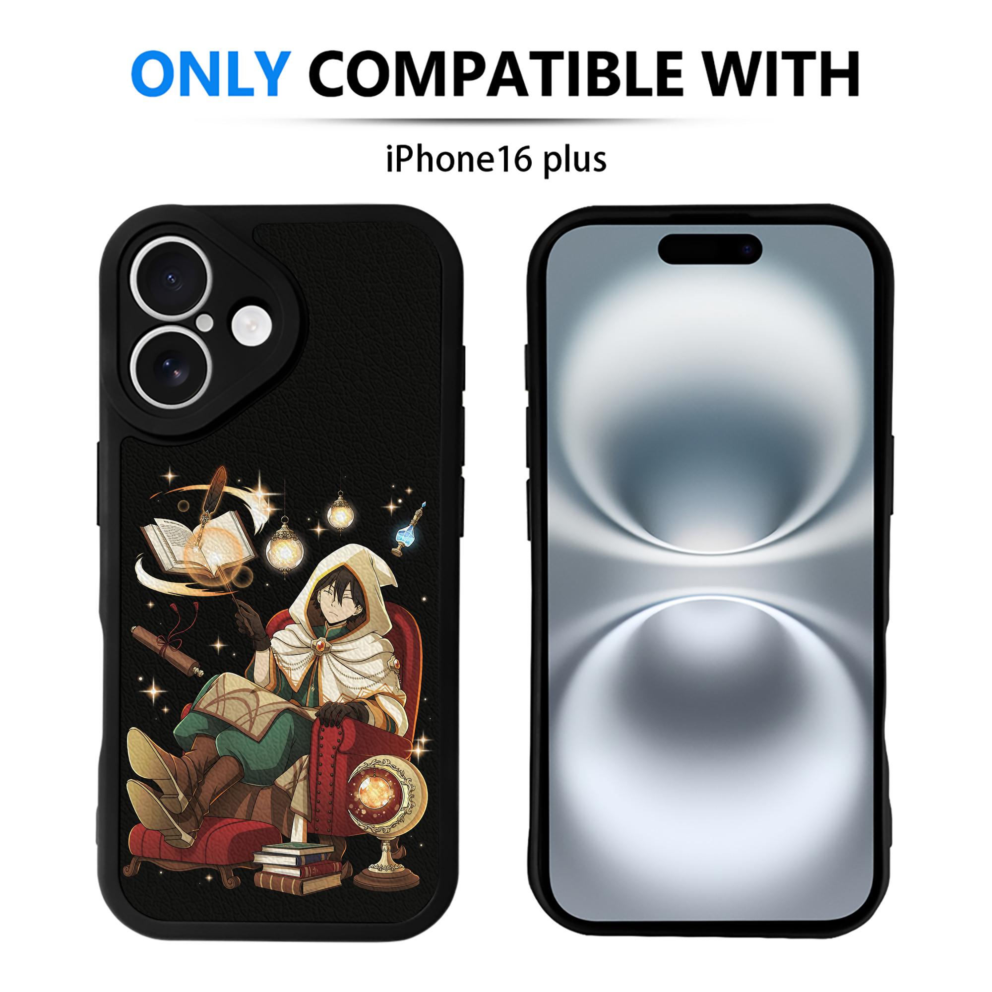 （画像用） 文豪ストレイドッグス Bungo Stray Dogs 【iPhone 16シリーズ対応】シリコンスマホケース（レザー調） 材質：シリコン